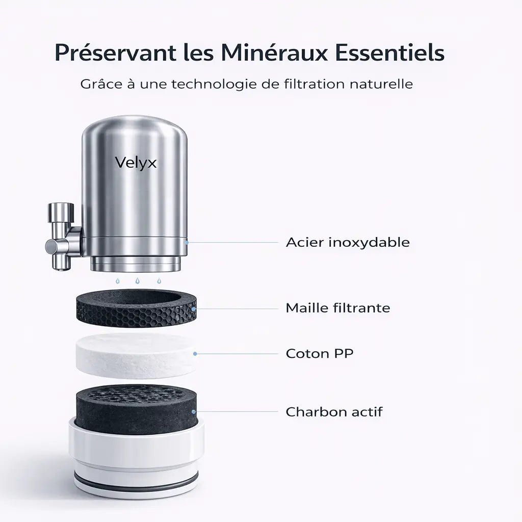 Filtre à eau pour robinet